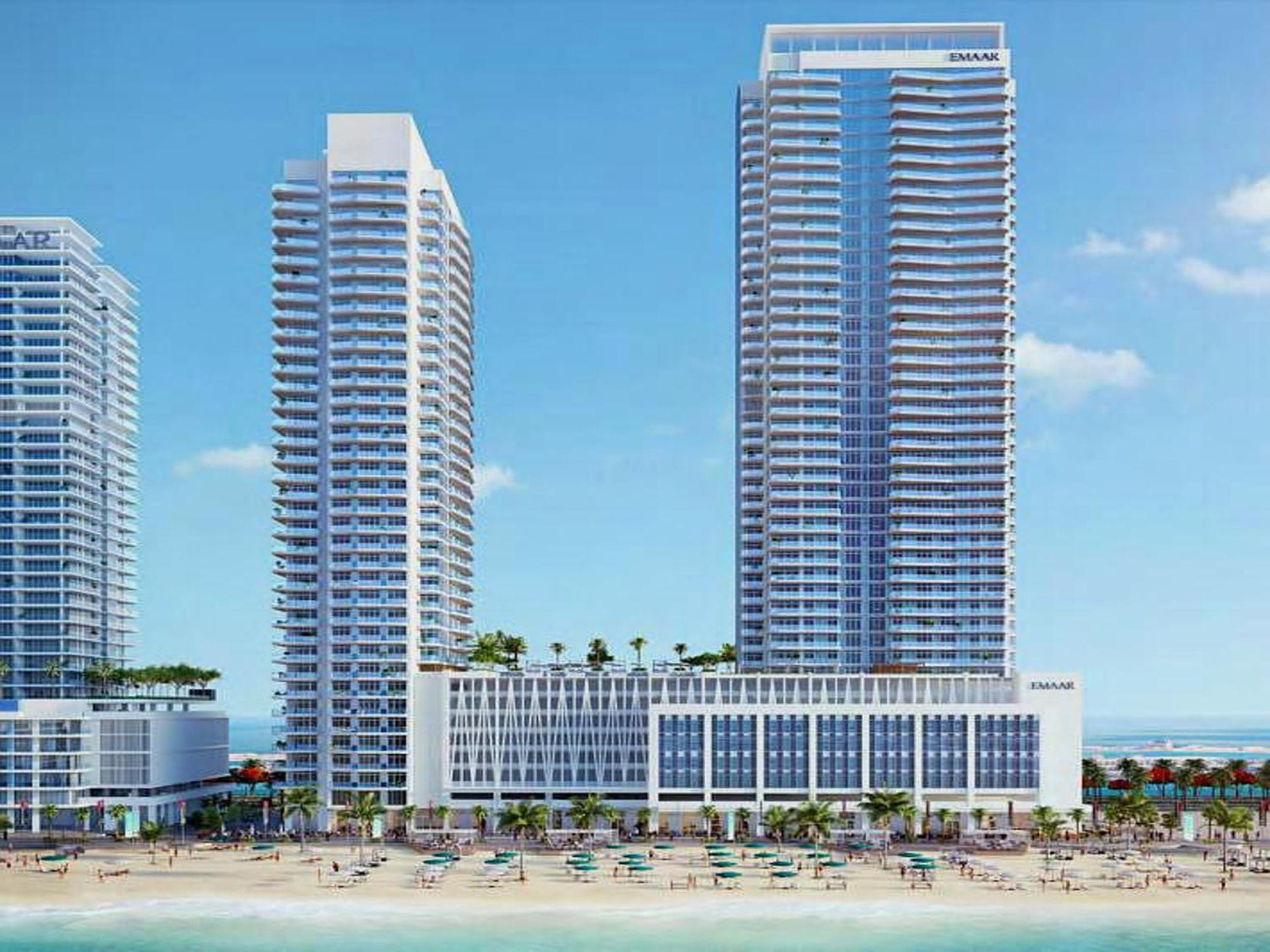 Ultra Luxury Emaar Beachfront - Private Beach And Pool Dubai Exterior foto